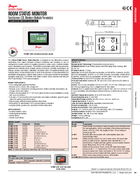 Thumbnail of document Brochure - RSME Room Status Monitor